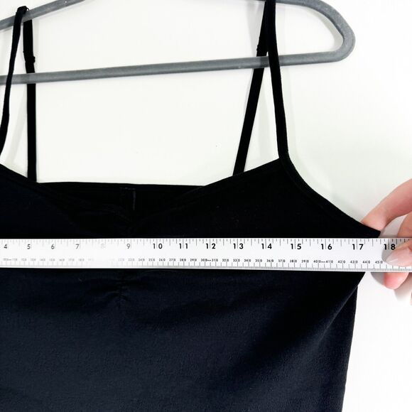 SKIMS Pointelle Logo Cami Top Womens Summer Lounge Comfy Cropped Black Sz 3X NWT - Picture 6 of 9